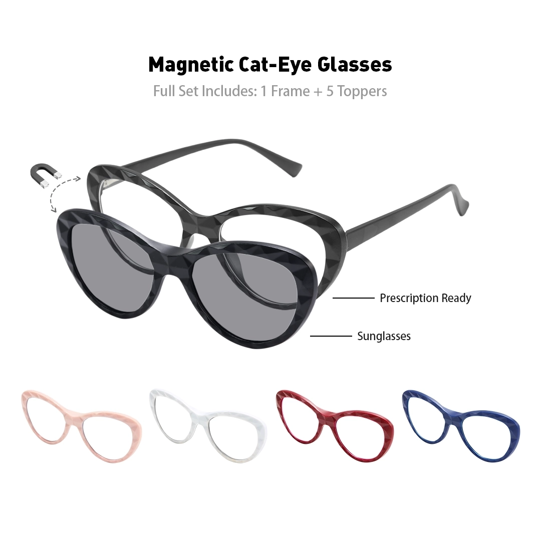 Cat Eye Magnetic Sunglasses