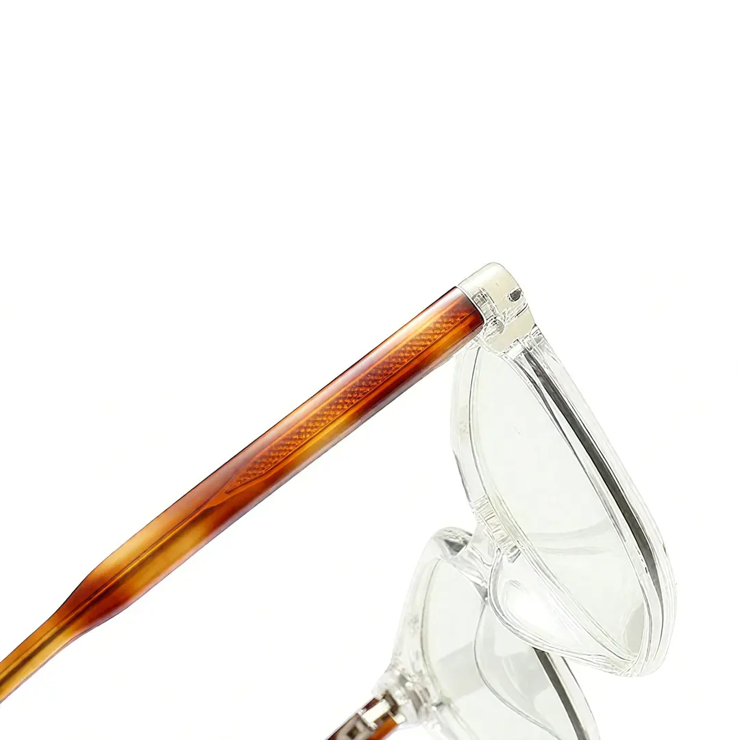 Clear Rectangle Retro Glasses