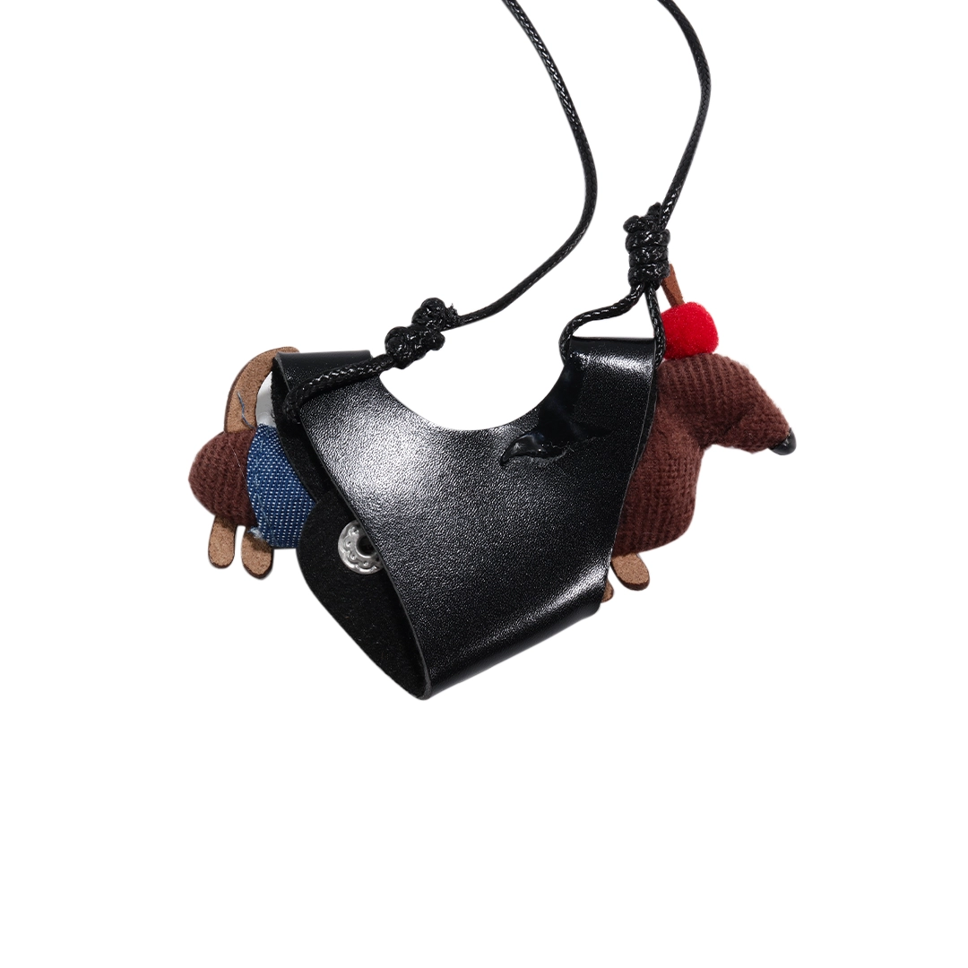 Neckband glasses storage box