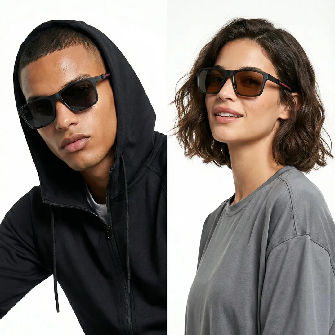 rectangle magnetic sunglasses