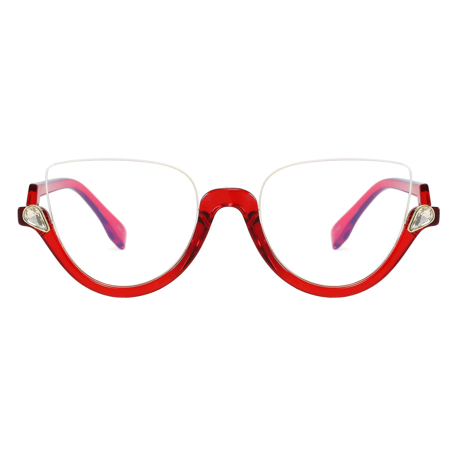 Semi-rimless Glasses