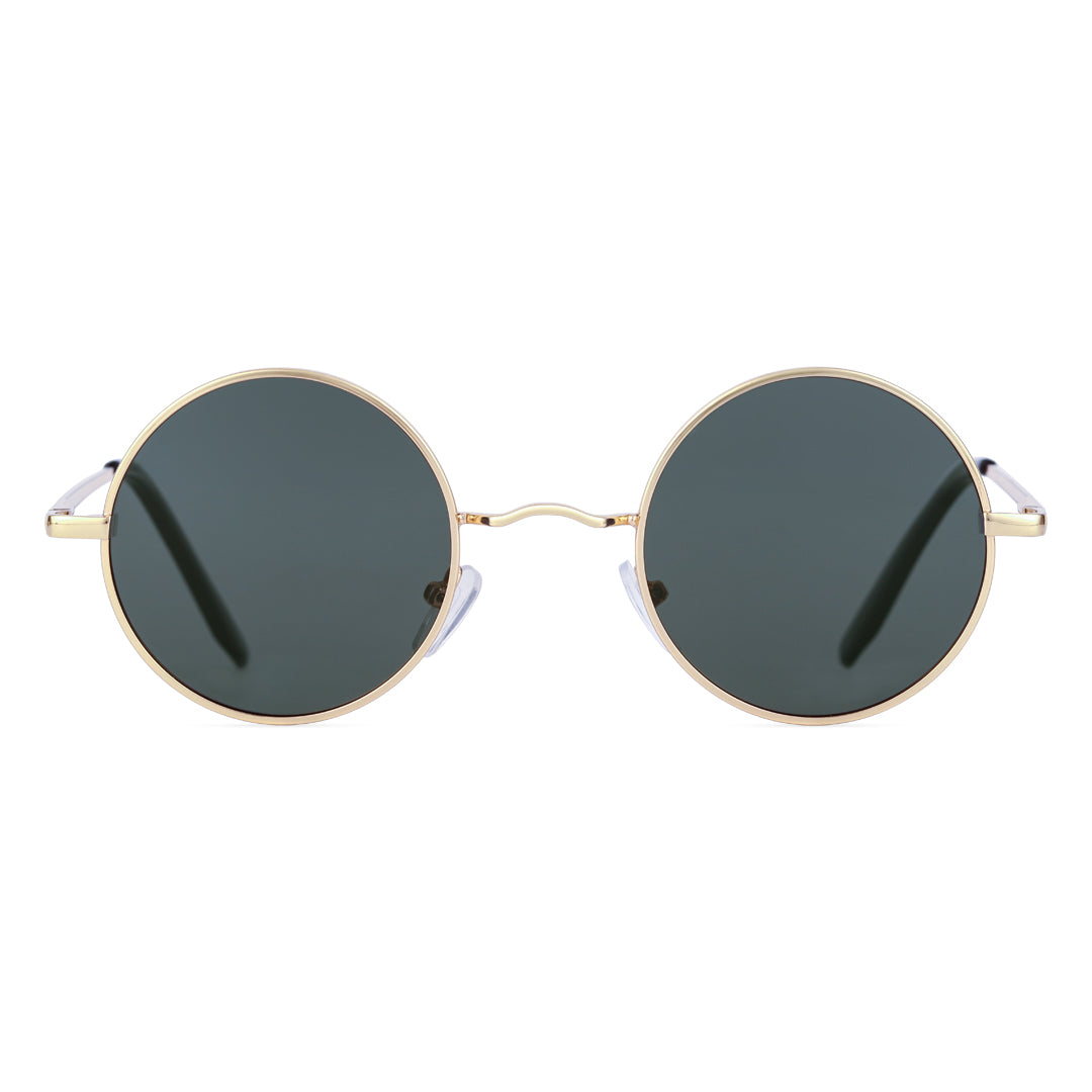 Grey Metal Sunglasses