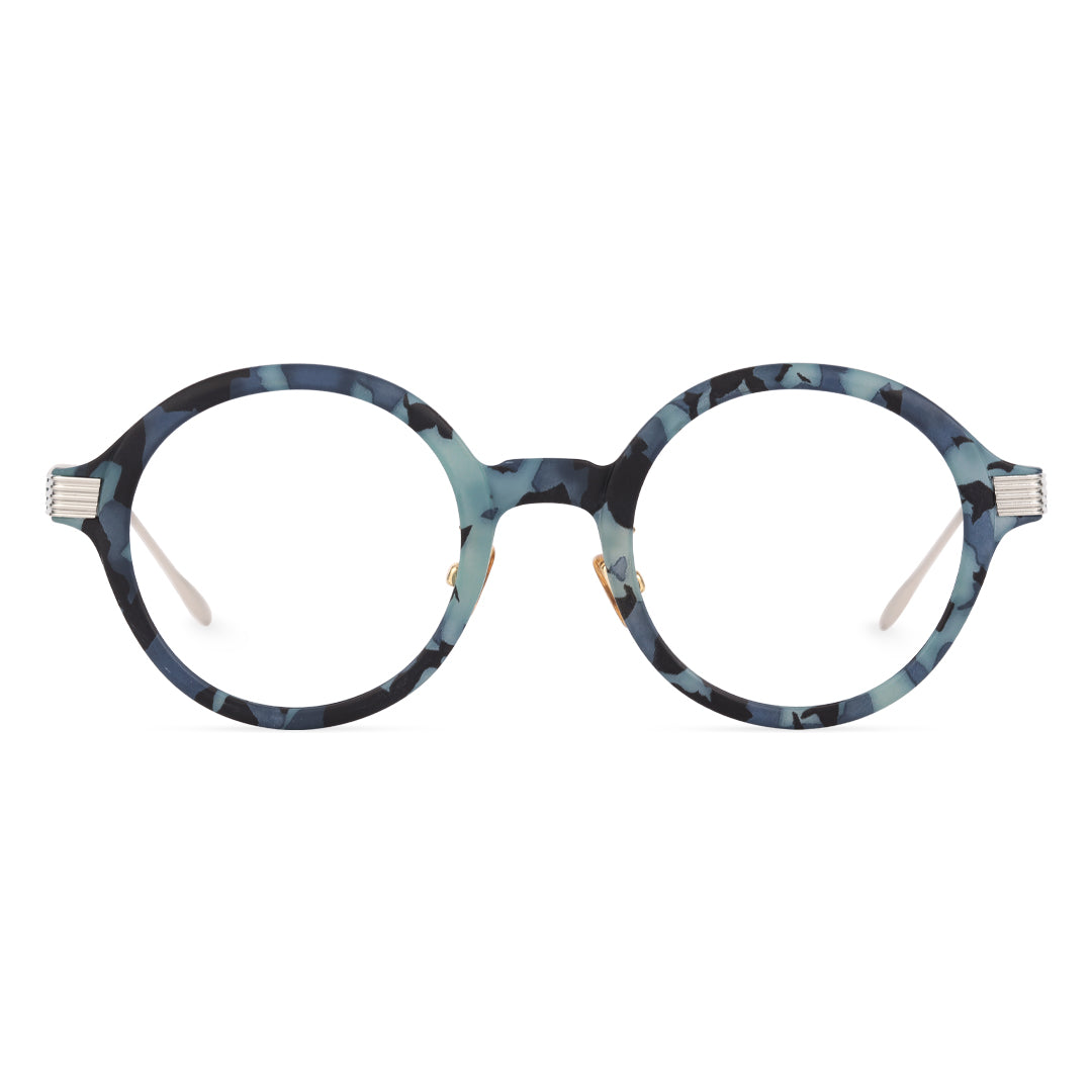Round Eyeglasses with Prescription Clear Lens