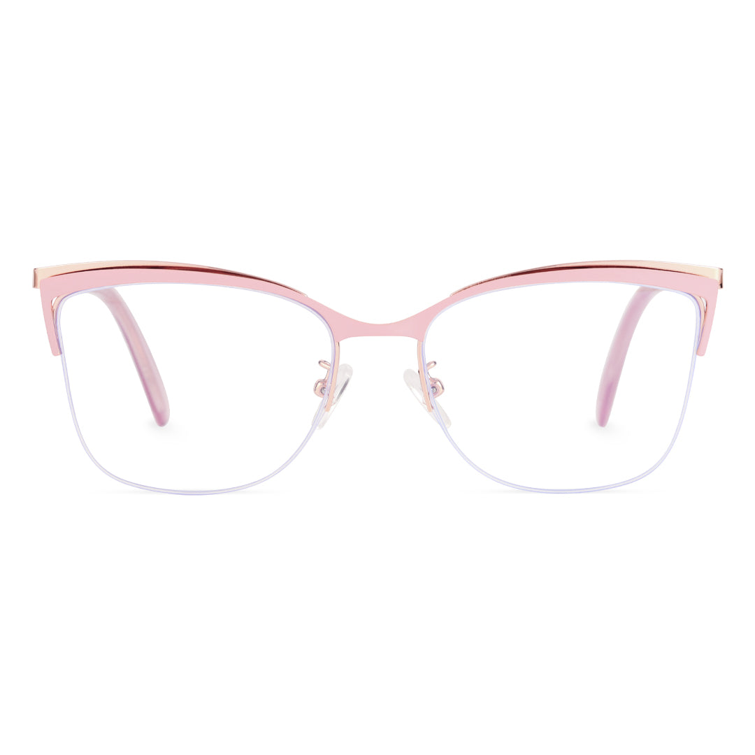 Designer Pink Cat Eye Optical Frames