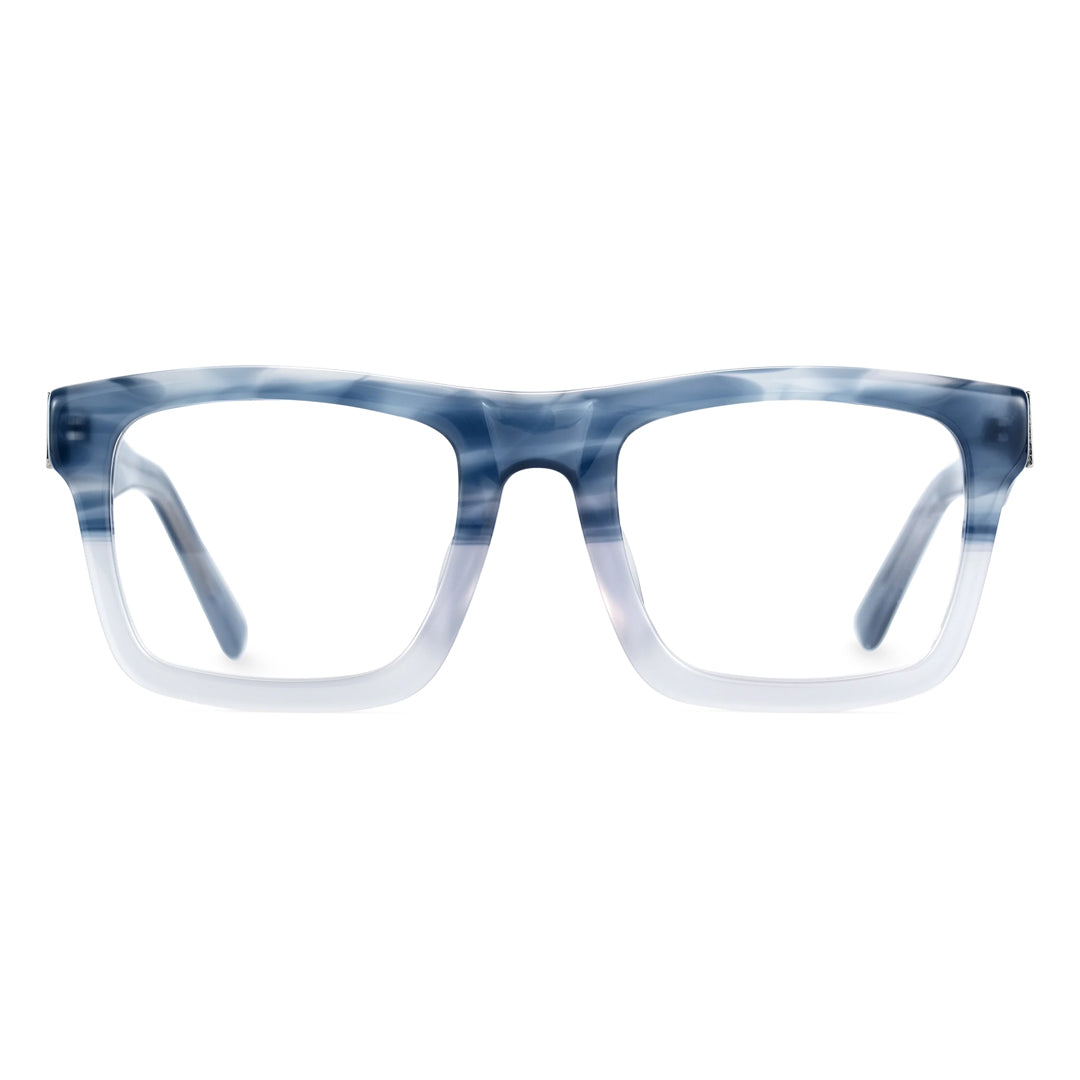 Blue Browline Glasses
