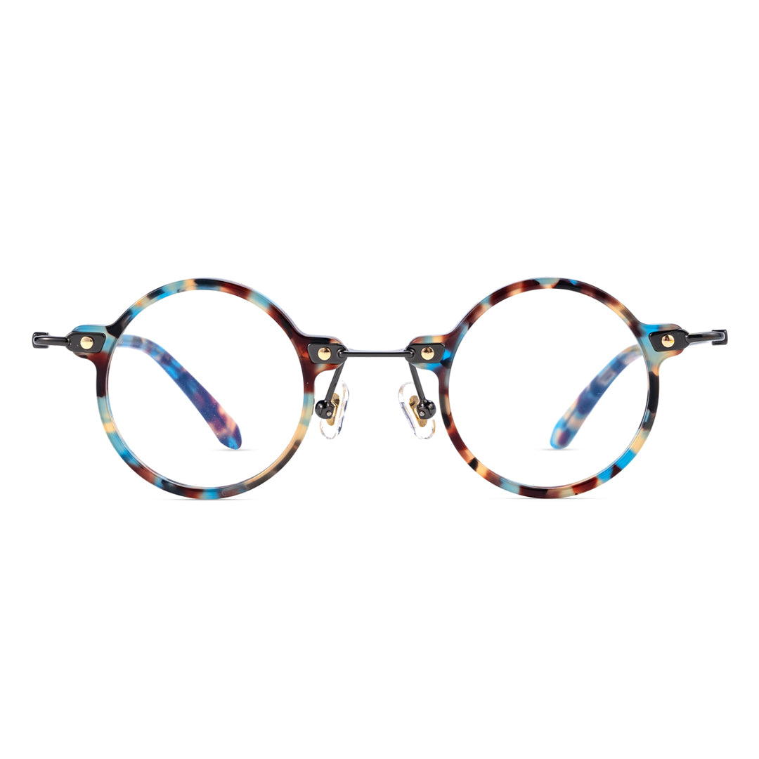 Titanium Blue Tortoise Frames