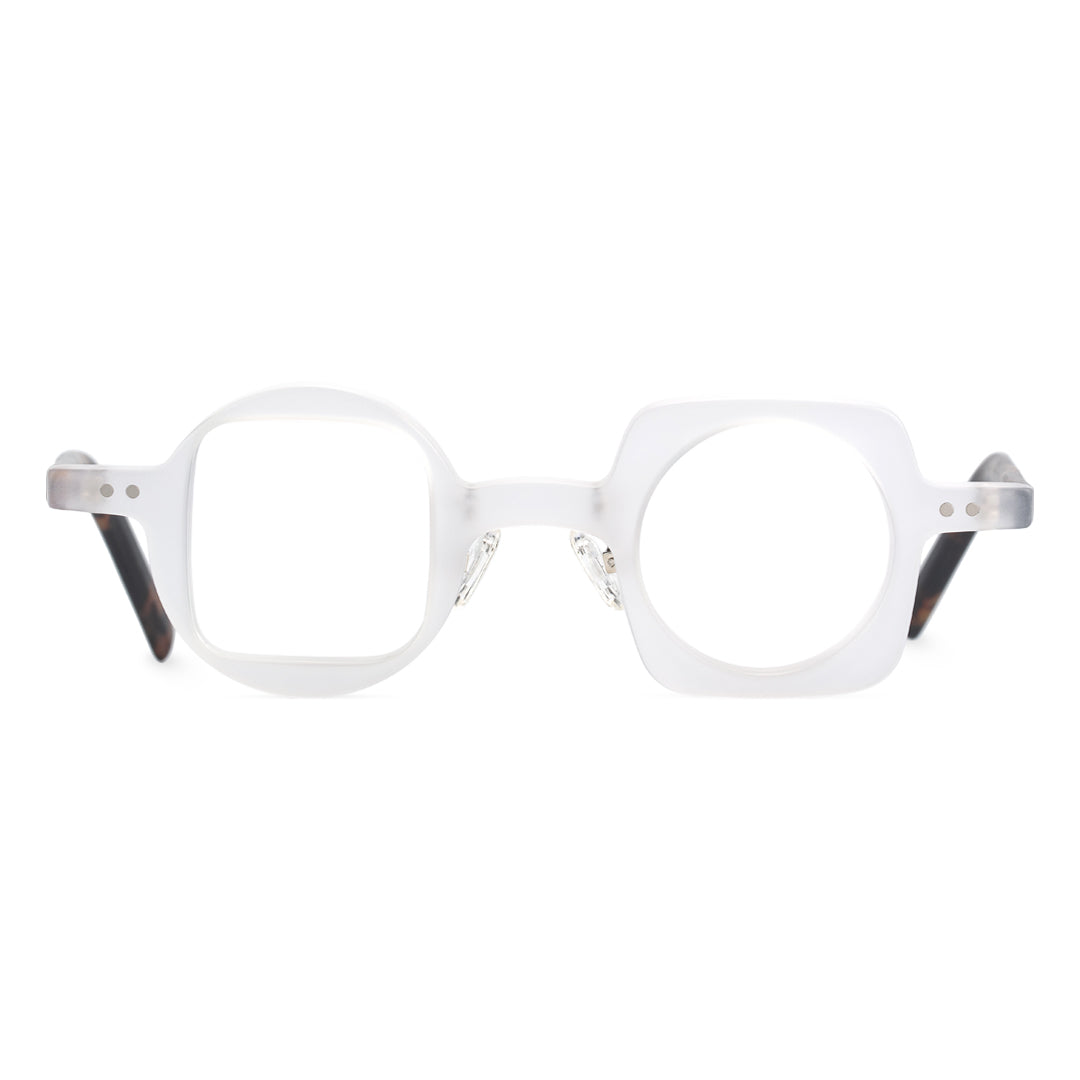 Unique White Eyeglasses