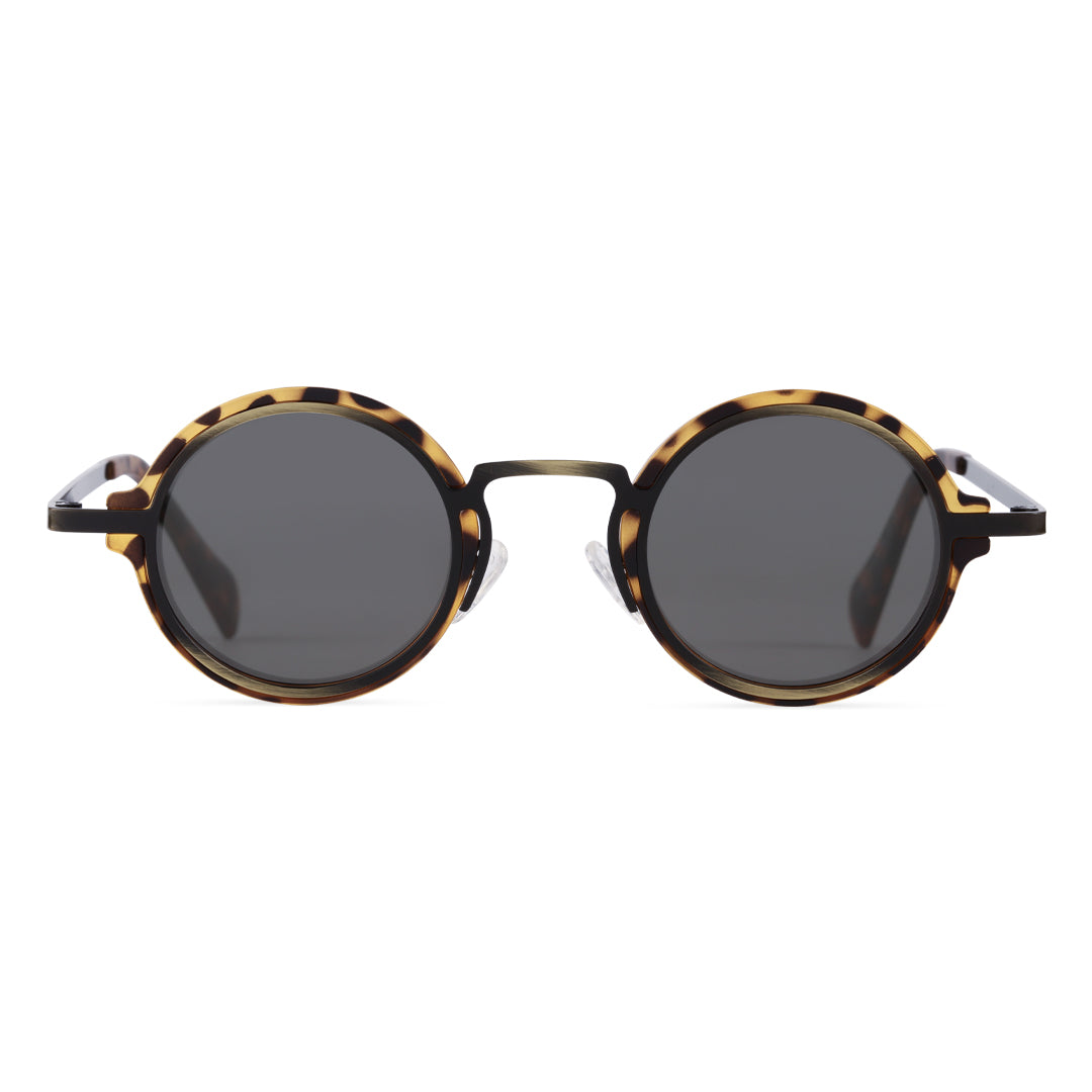 Tortoise Round Sunglasses