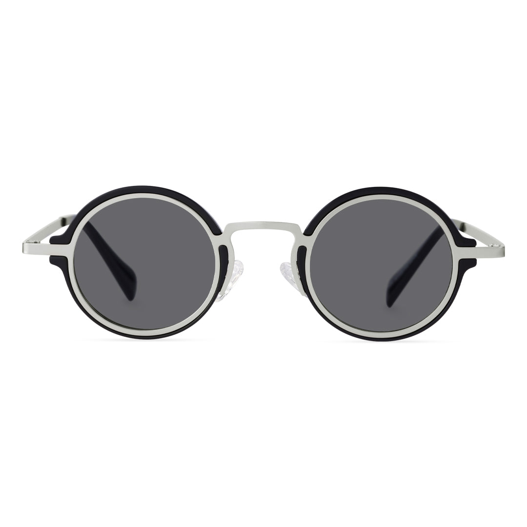 Grey Round Sunglasses
