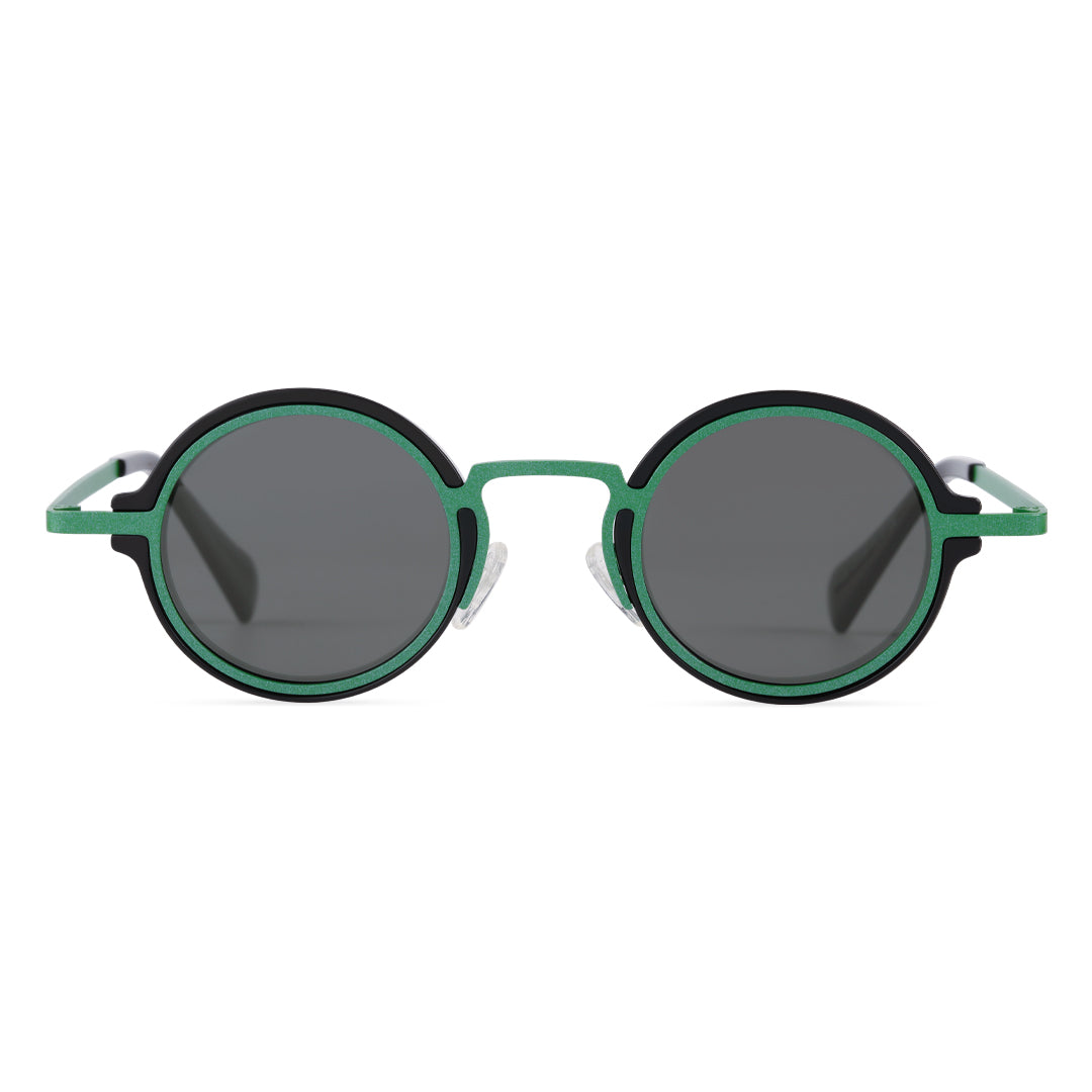 Green Round Sunglasses