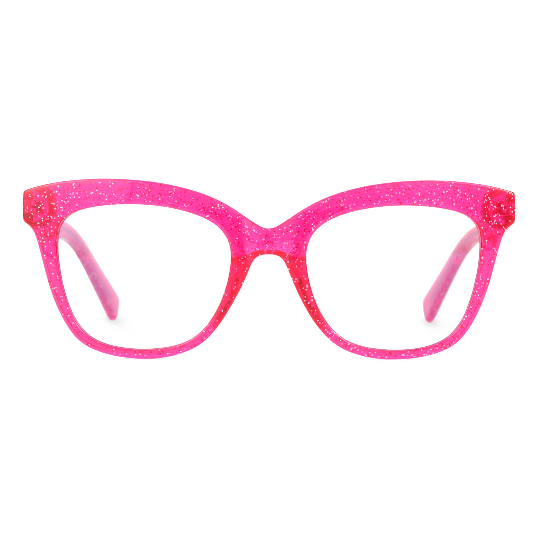 Pink Glitter Glasses