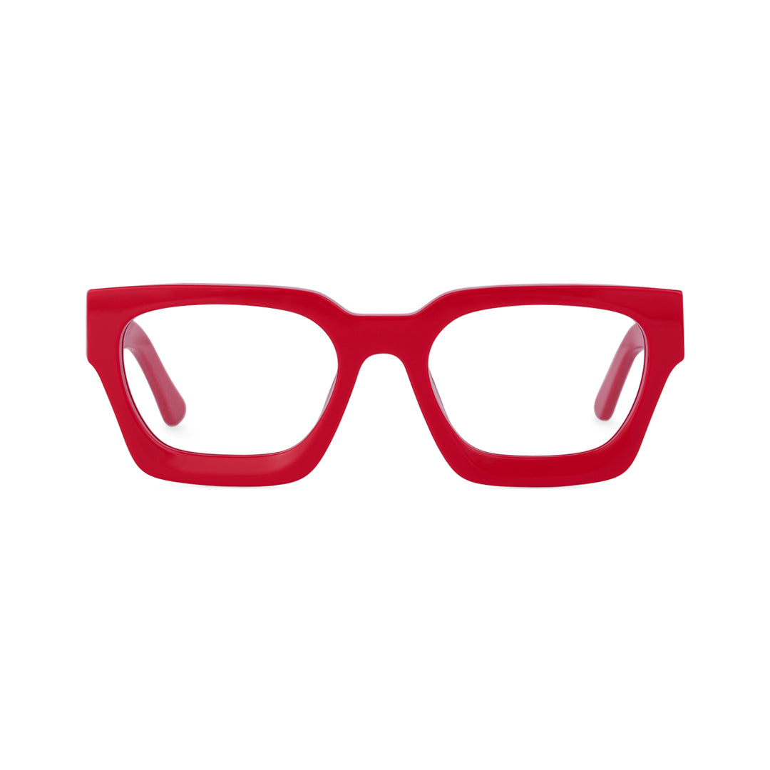 Red Rectangle Glasses