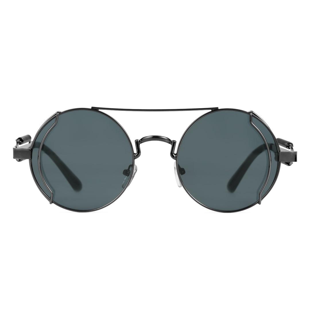 Black Metal Sunglasses