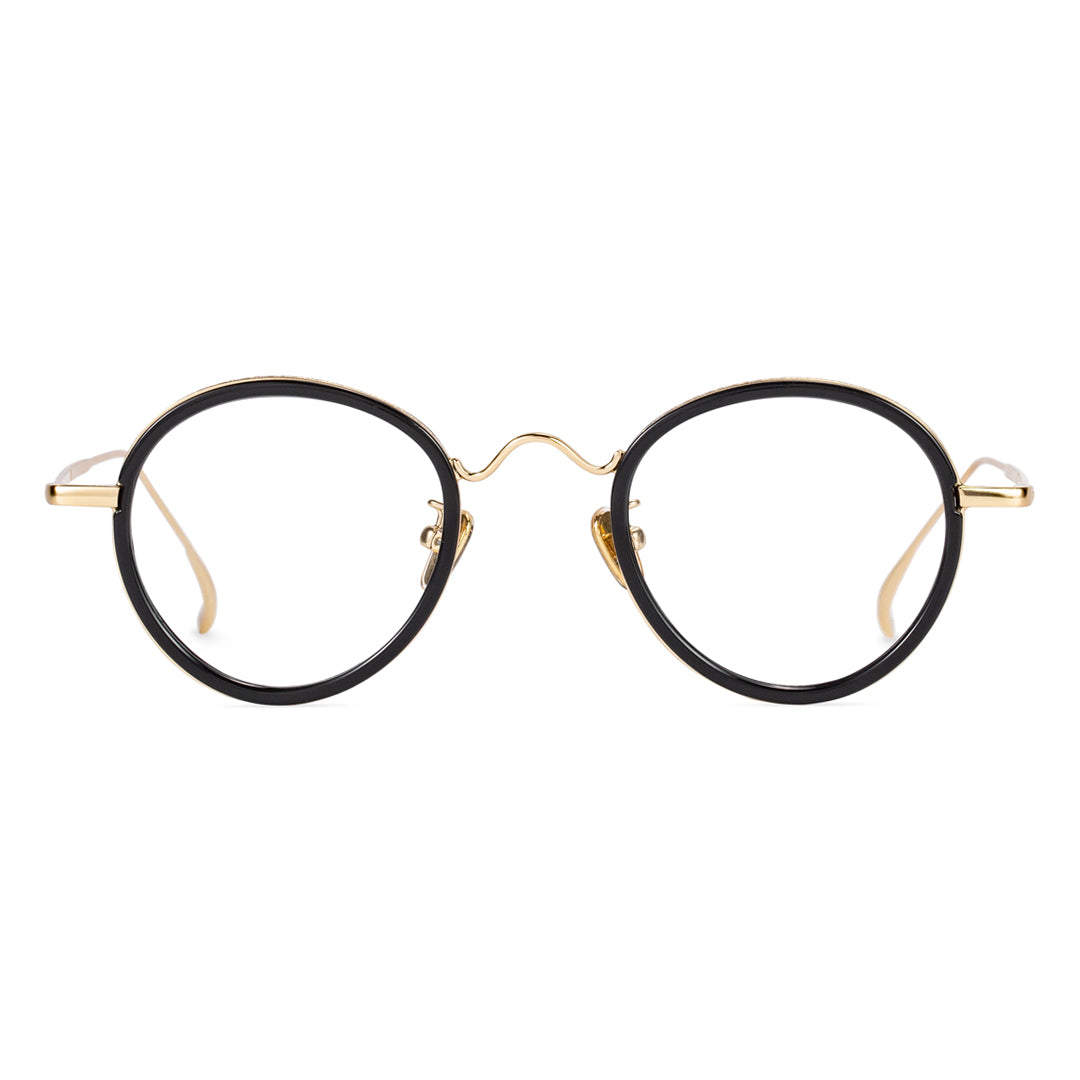 Round Frame Black Glasses