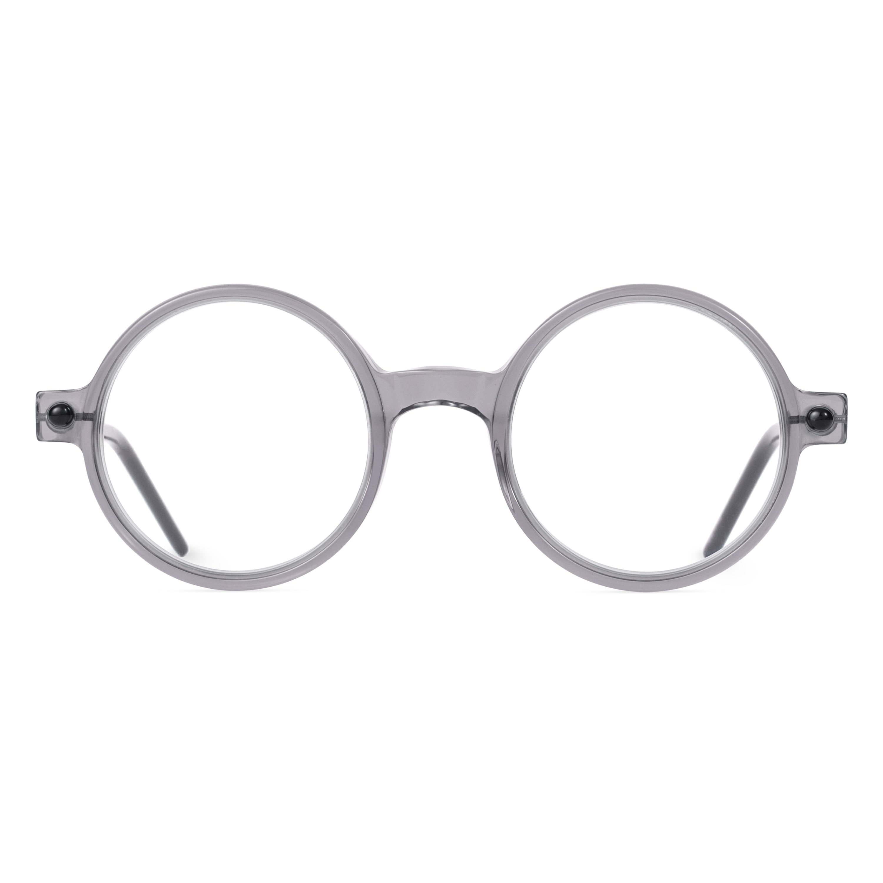Acetate Round Transparent Glasses