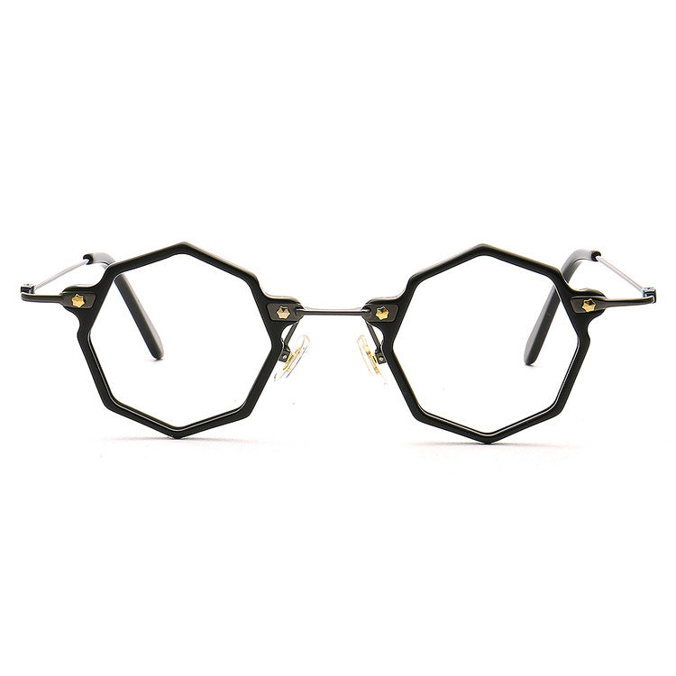 Titanium Geometric Glasses