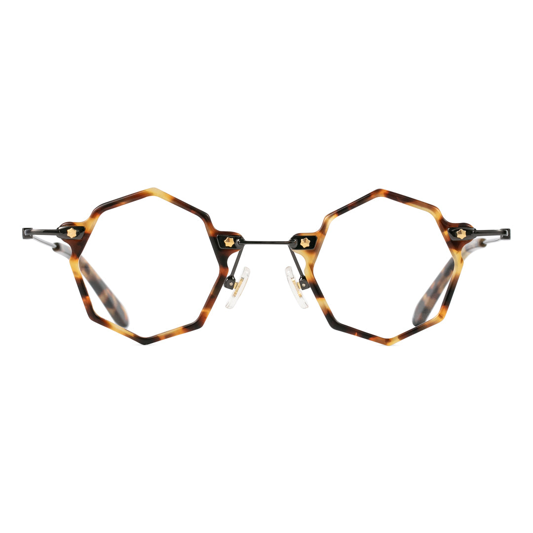 Titanium Geometric Glasses