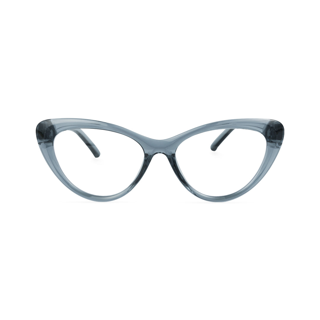 Blue Cat Eye Glasses