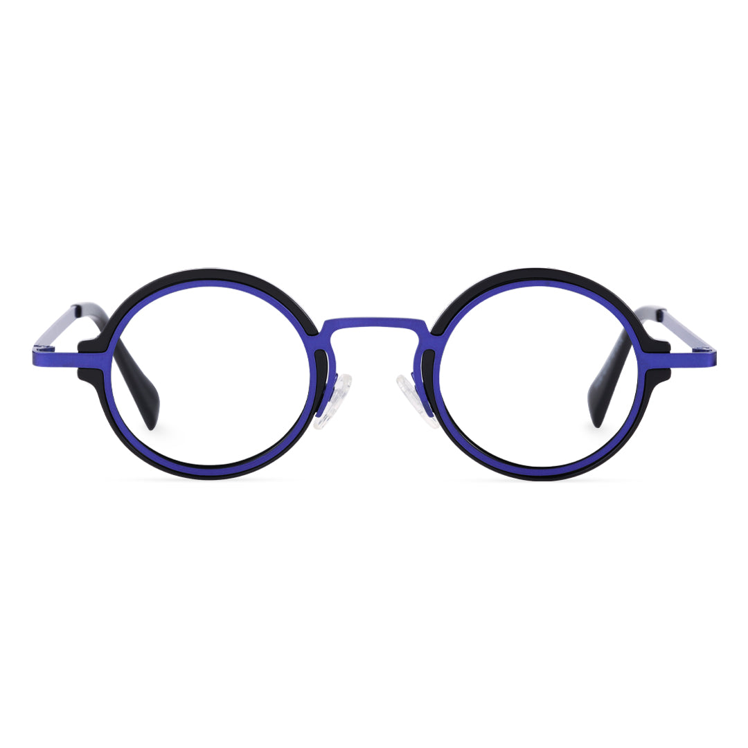 Blue Round Glasses