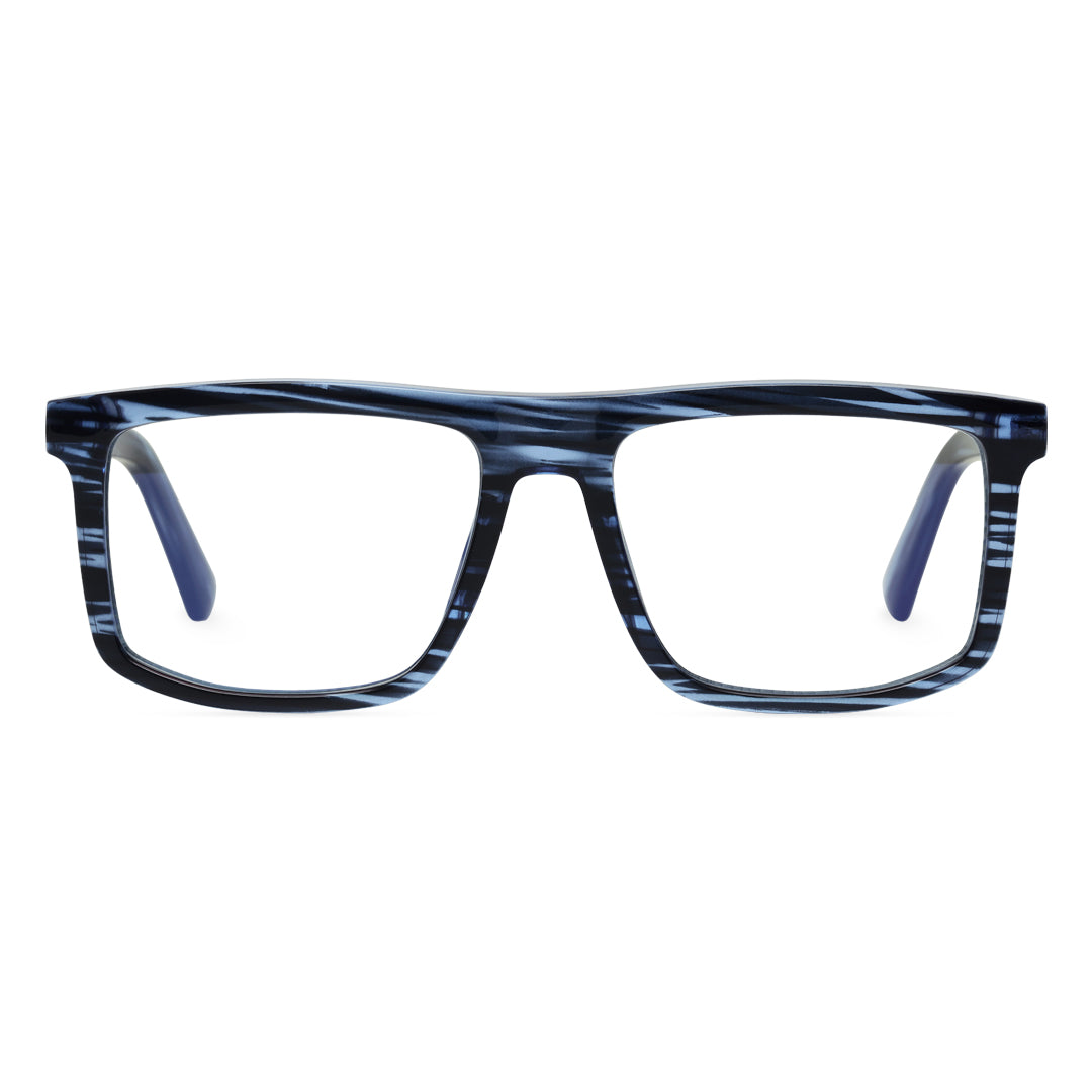 Blue Browline Glasses