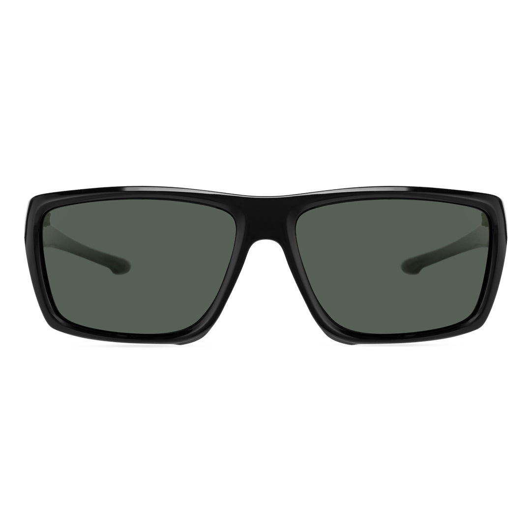 Rectangle Oversize Polarized Sunglasses