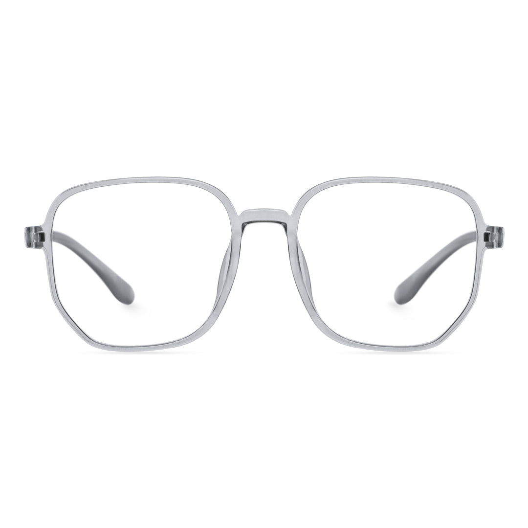 Grey TR90 Square Glasses