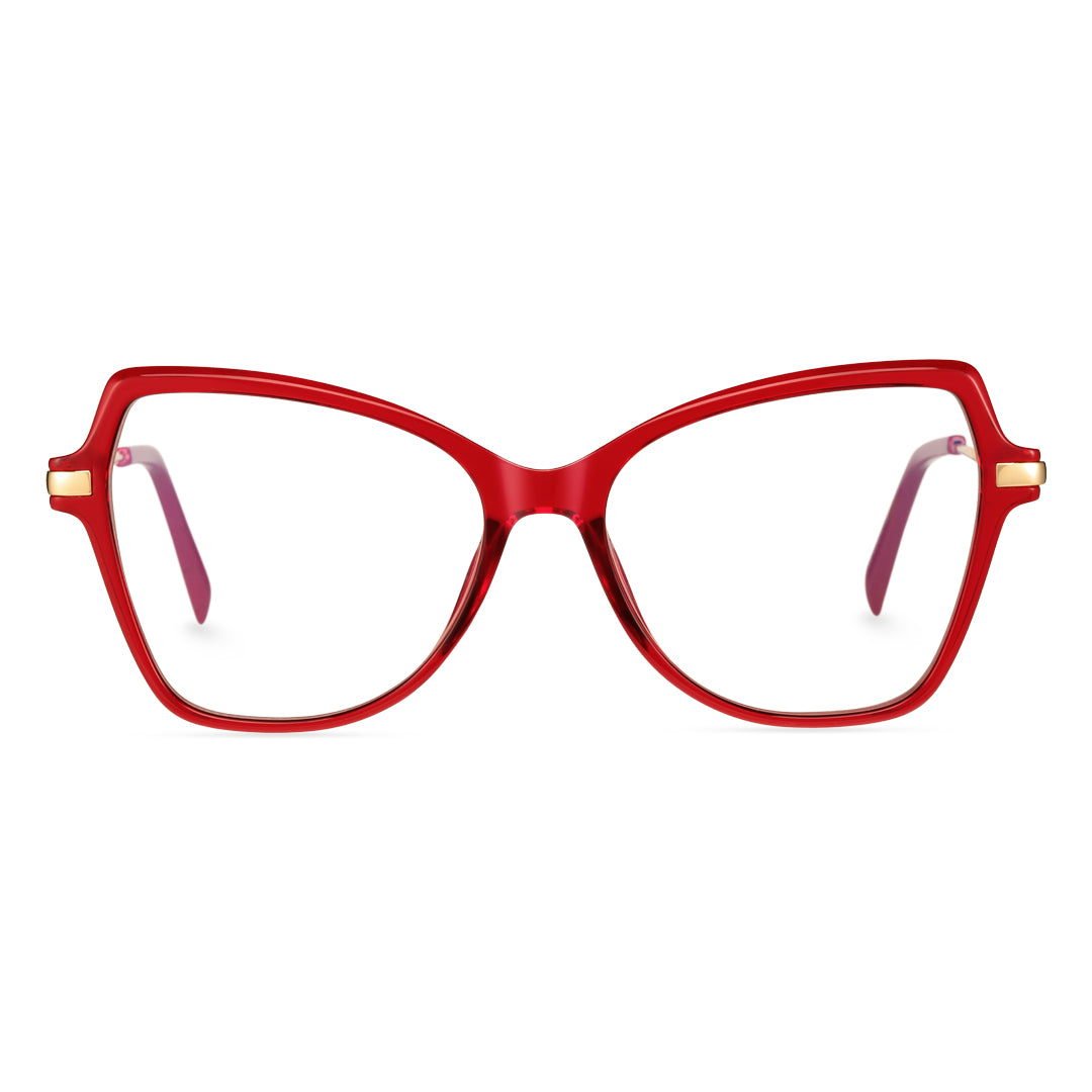 Red Cat Eye Glasses