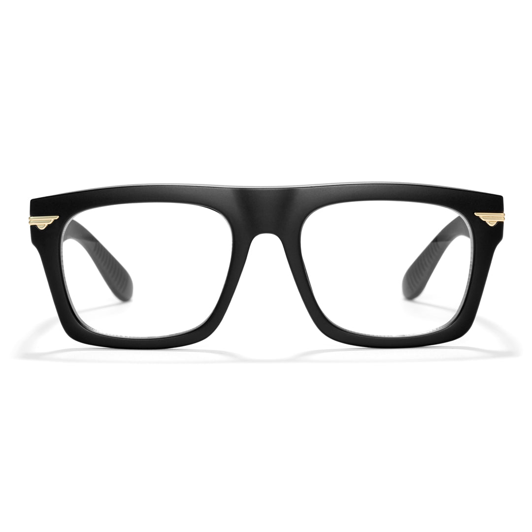 Black Rectangle Glasses