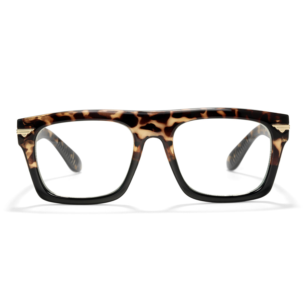Tortoise Shell Rectangle Glasses