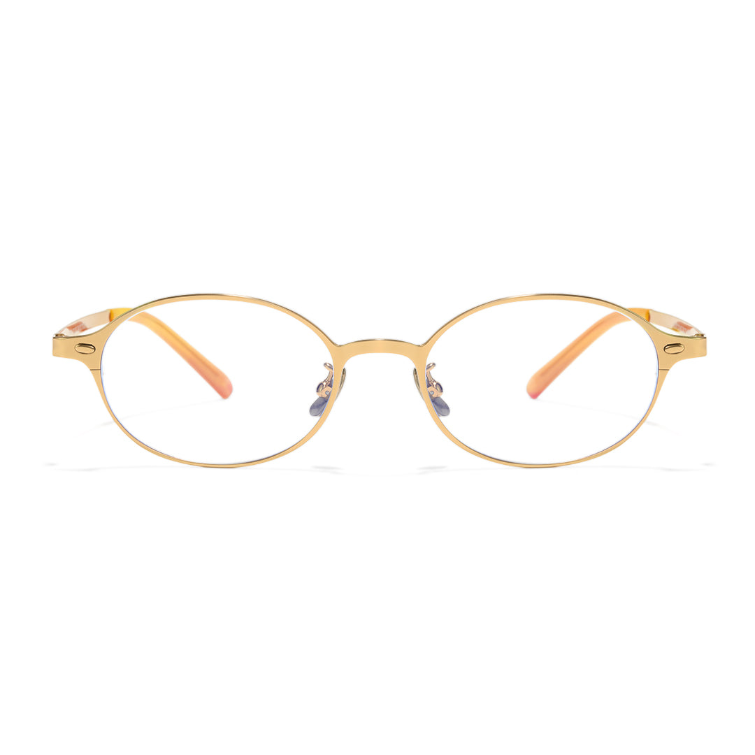 Gold Oval glasses 