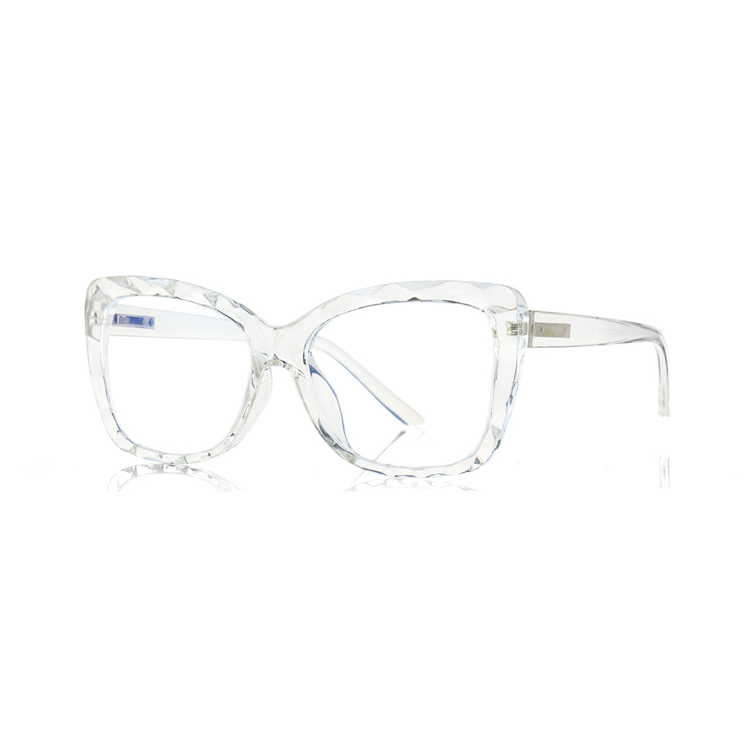 Clear 3D Cat Eye Glasses