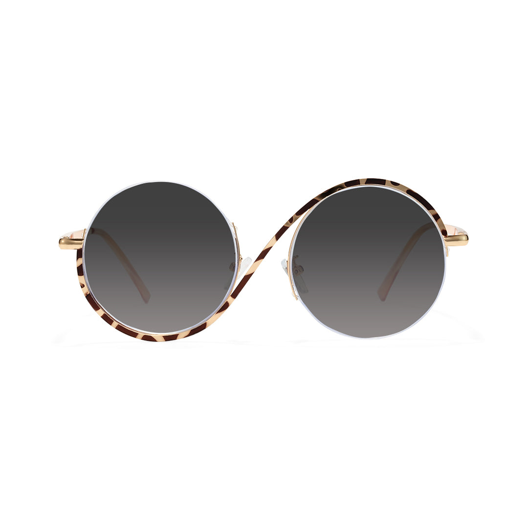 Tortoise Round Prescription Sunglasses