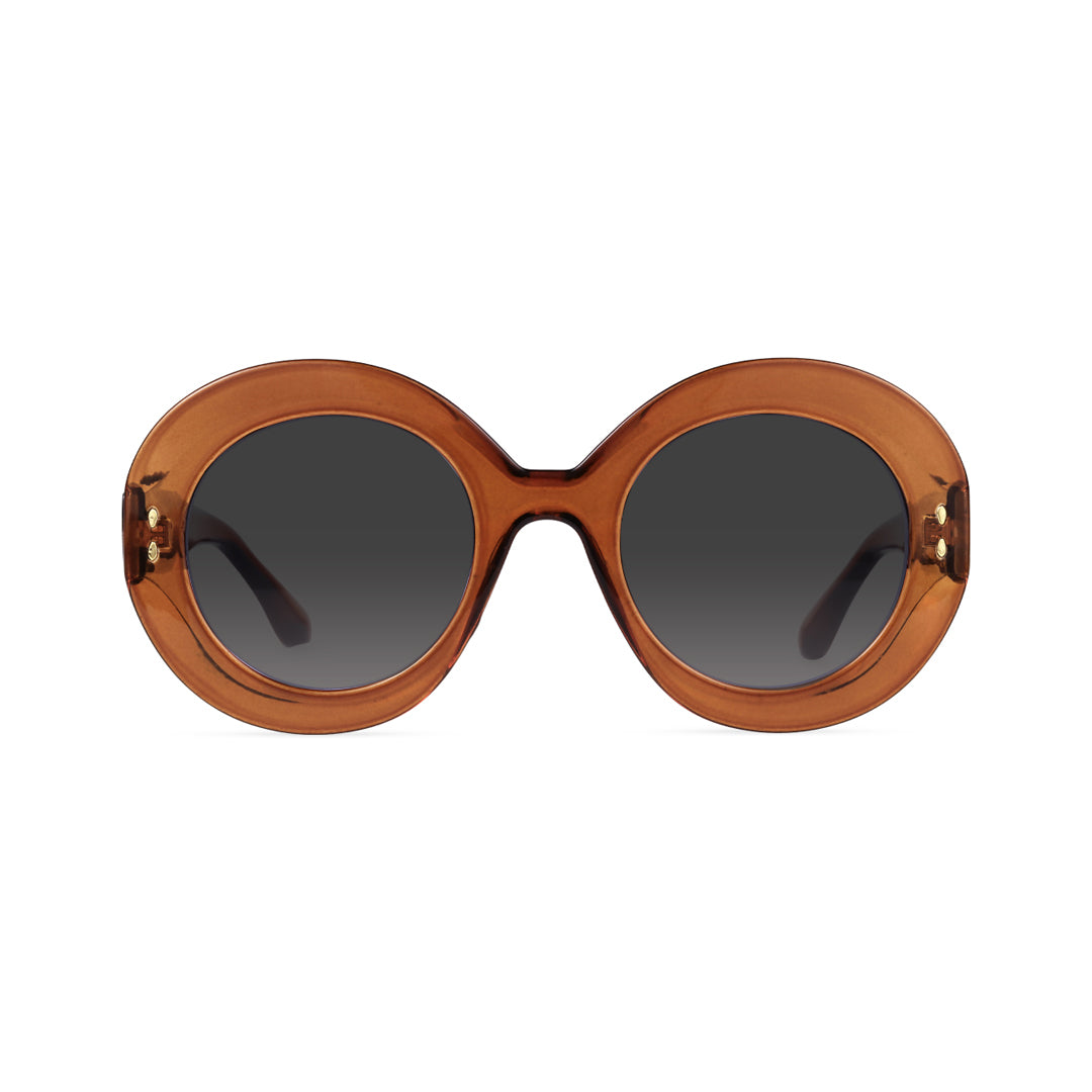 Round Oversize Polarized Sunglasses