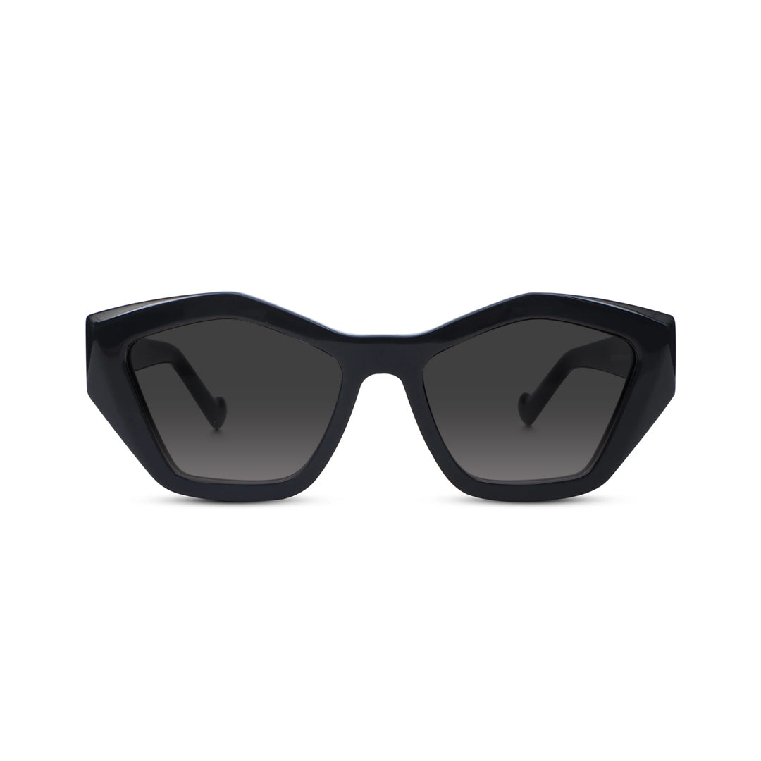 Geometric Cateye Polarized Sun Glasses