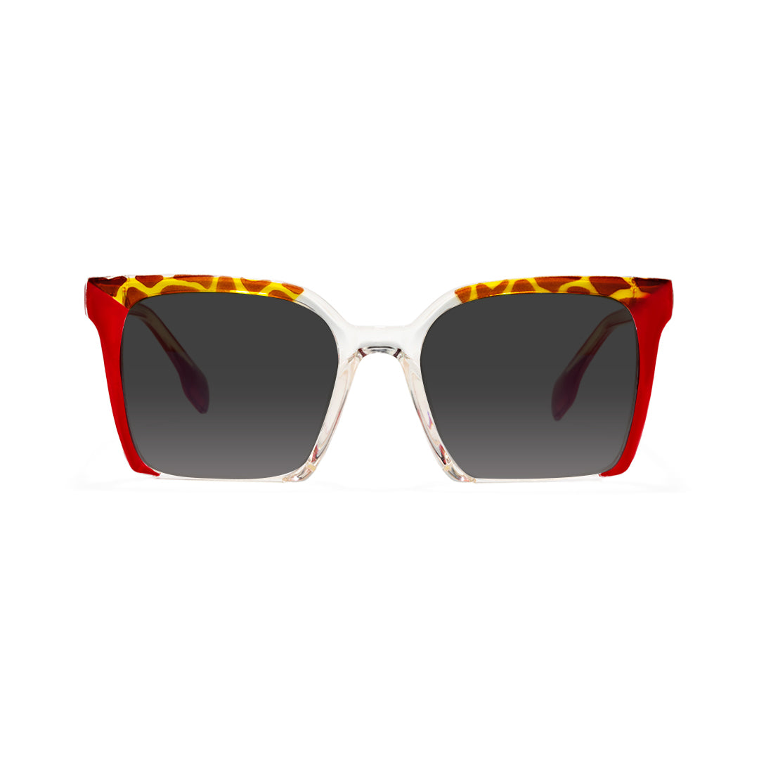 Red Square Prescription Sunglasses