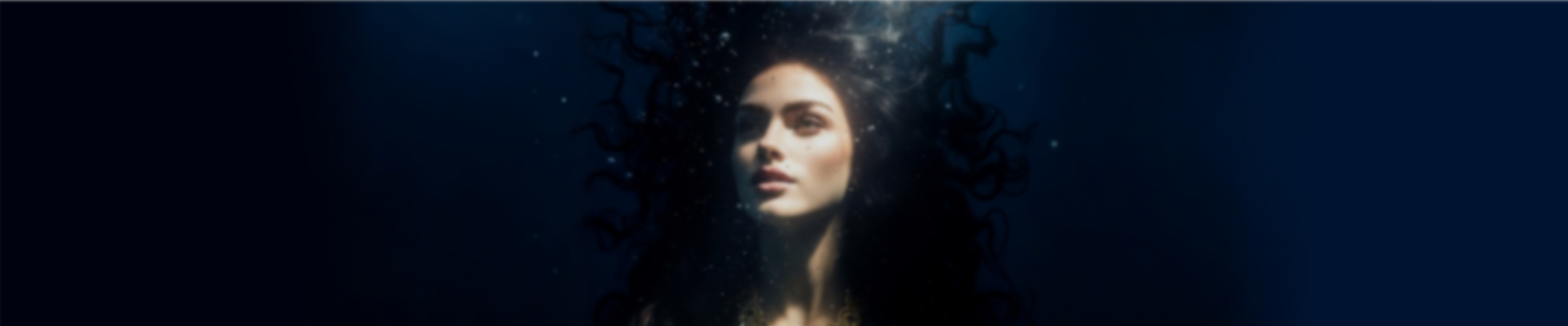 Office Siren Glasses banner, professional business eyewear campaign, mysterious siren design