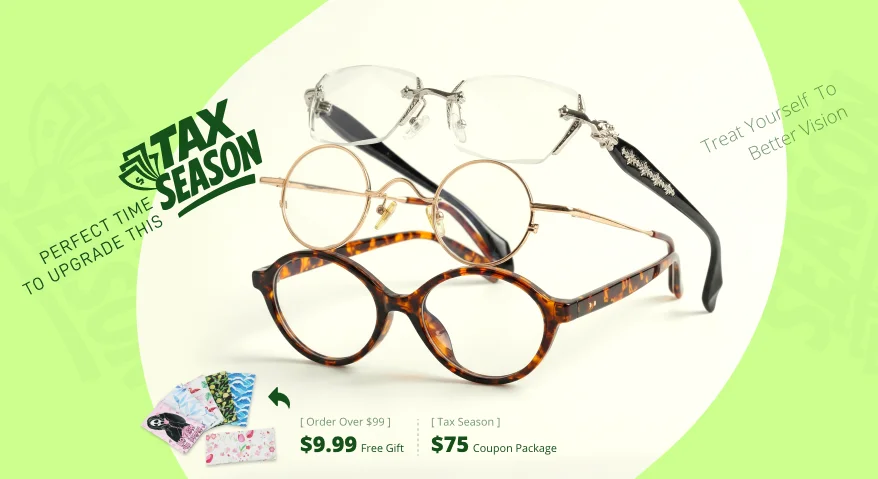 Cleverly using tax refunds to purchase eyeglasses