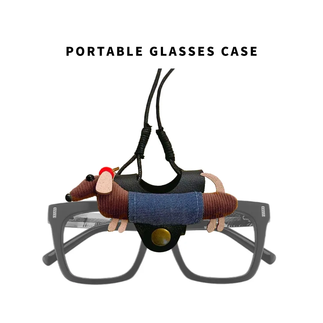 Neckband glasses storage box