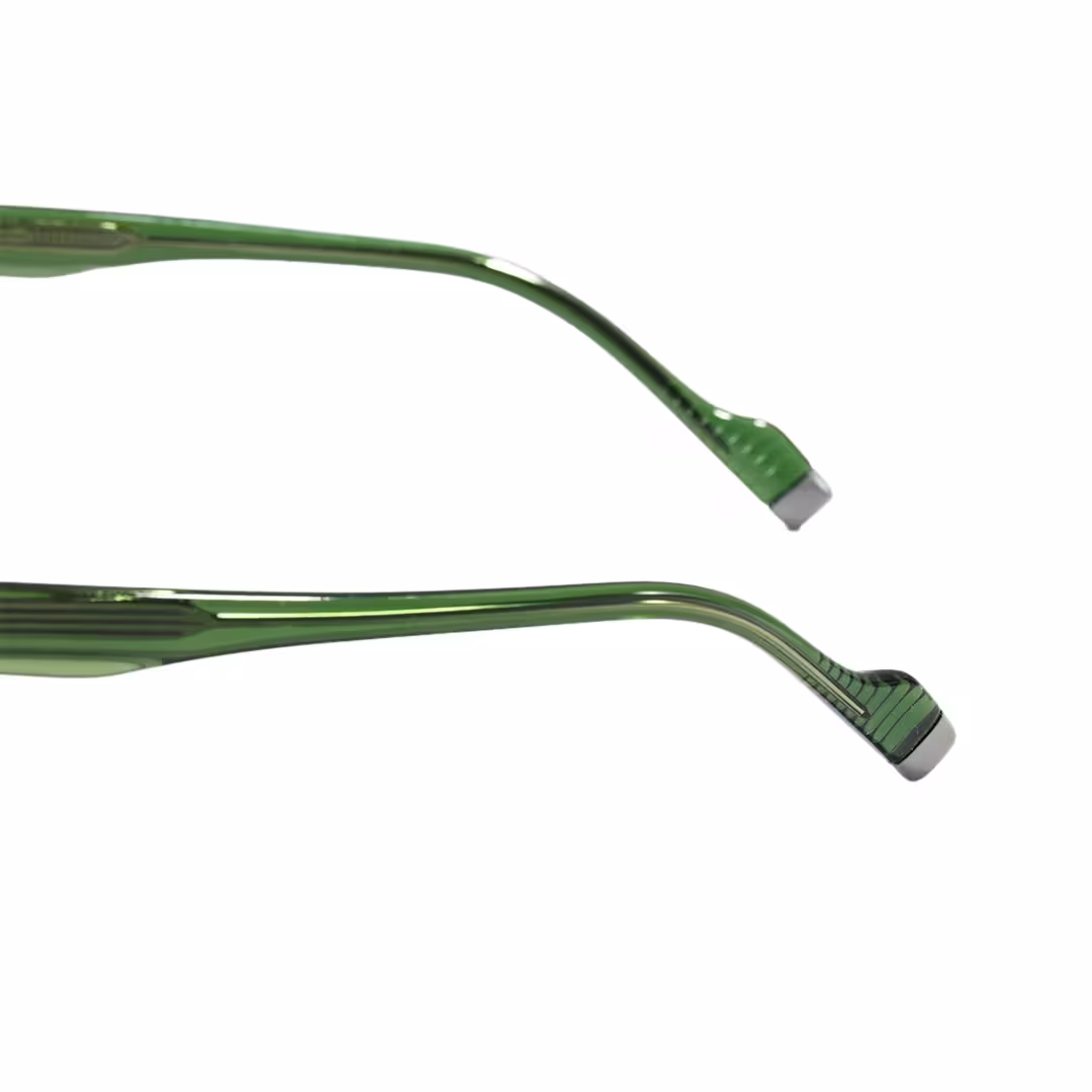 Temple detail of Aryn aviator tr90 eyeglasses AR0042605 in green