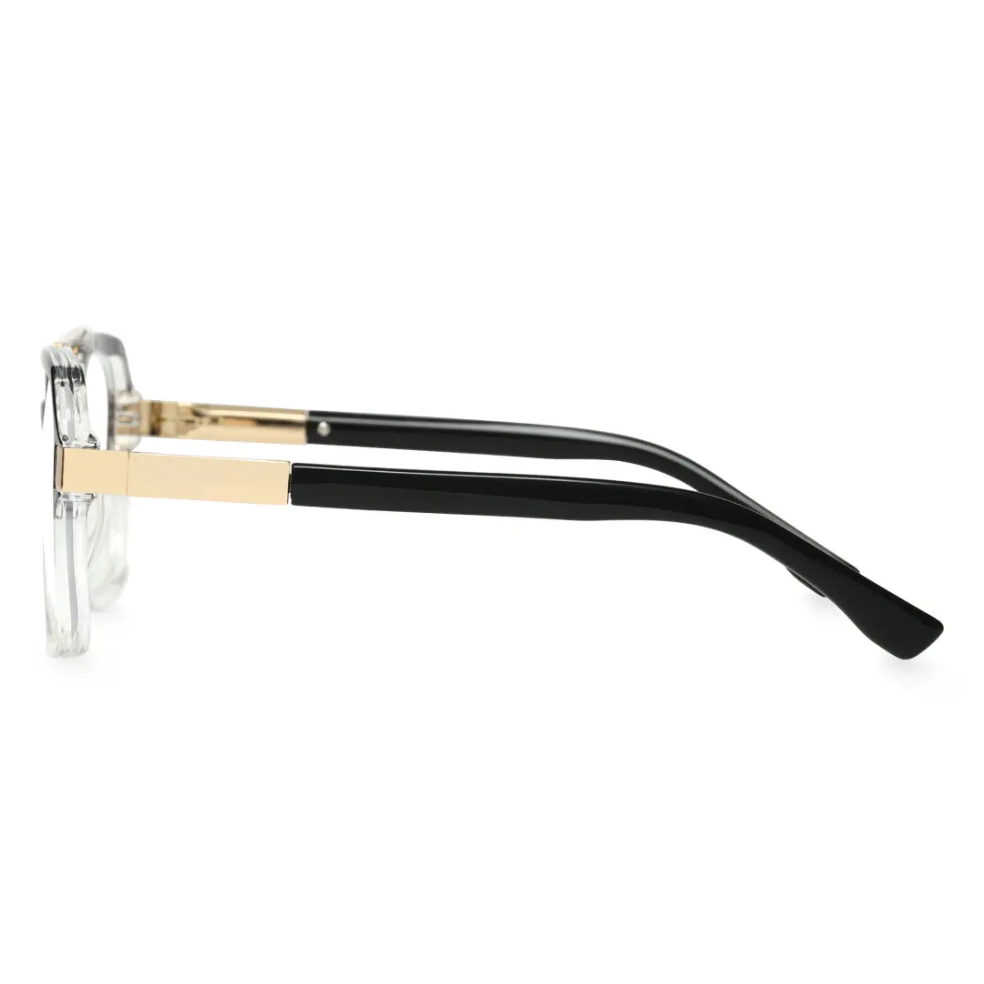 Side view of Ford aviator tr90 eyeglasses AR0292408 in two-tone