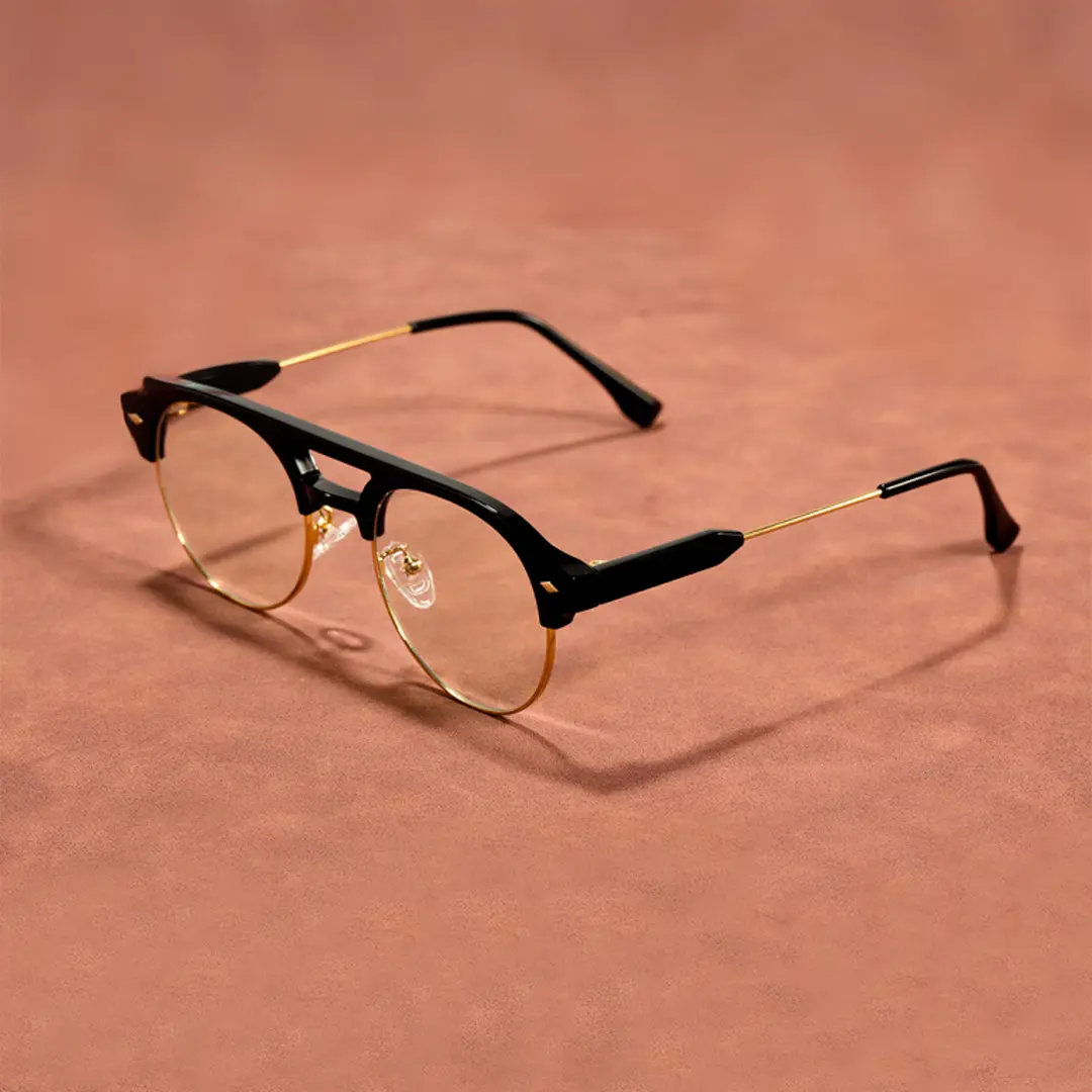 Scene view of morgan aviator tr90 eyeglasses AX0022507 in black