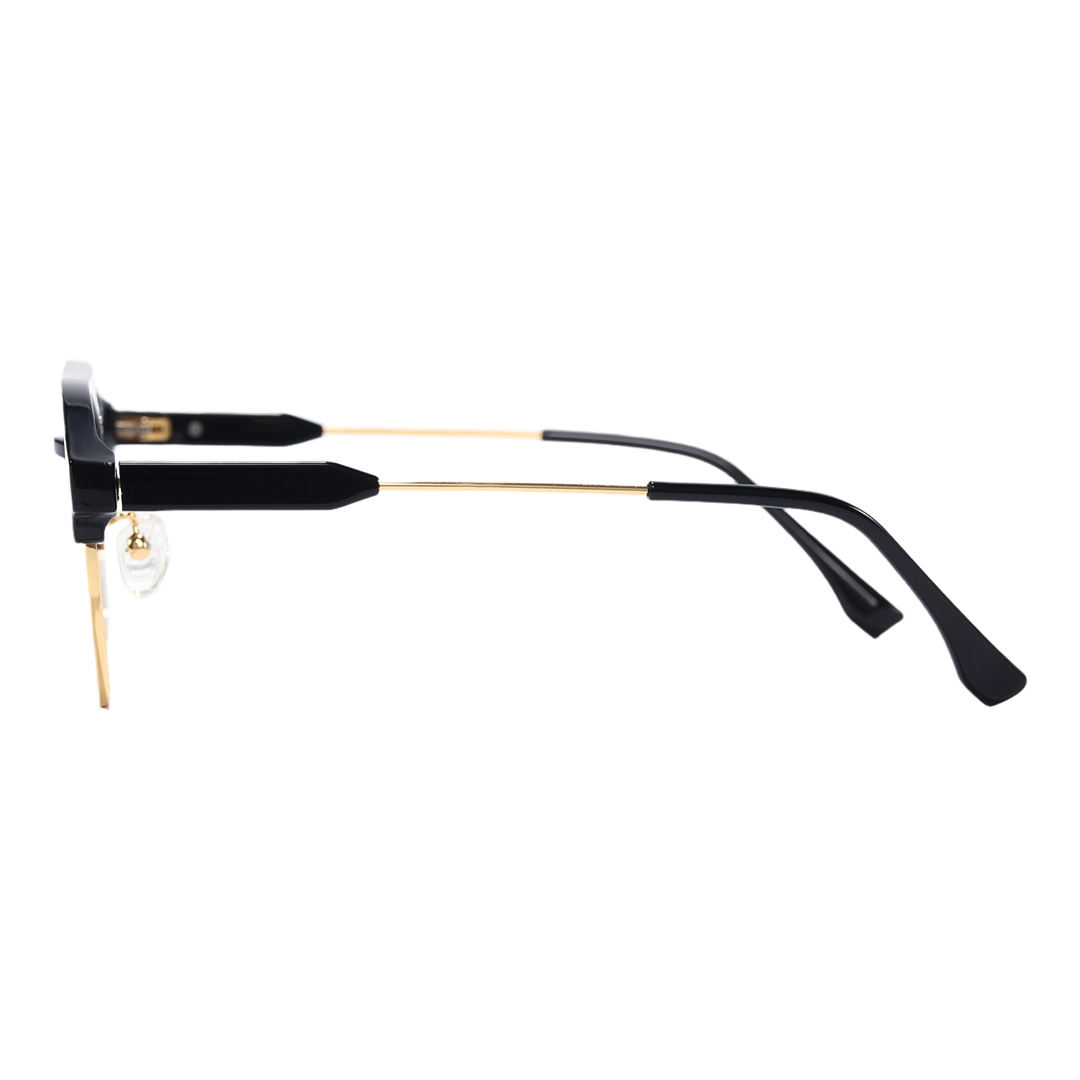 Side view of Morgan aviator tr90 eyeglasses AX0022507 in black