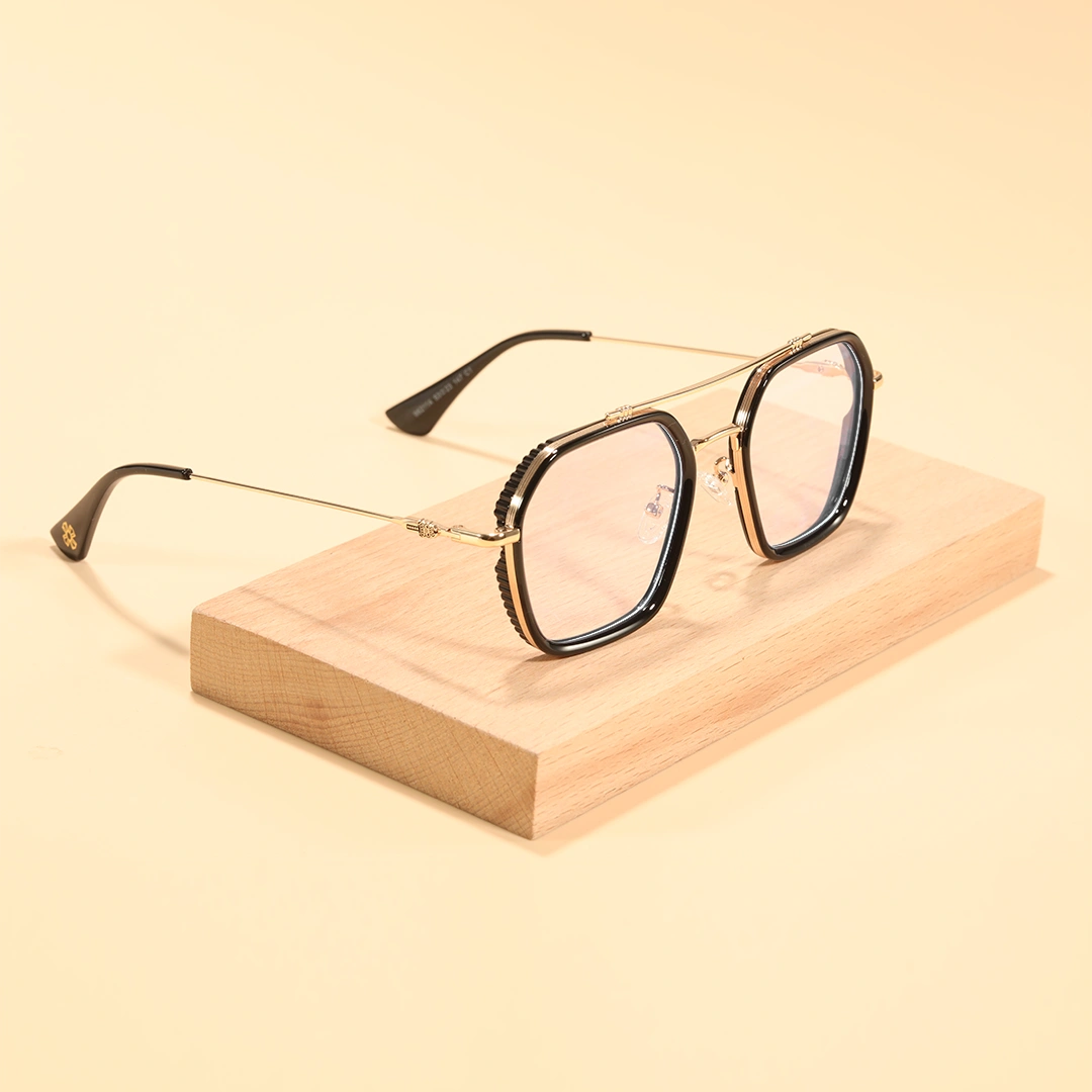 Scene view of Solan aviator tr90 eyeglasses AX0122507 in black