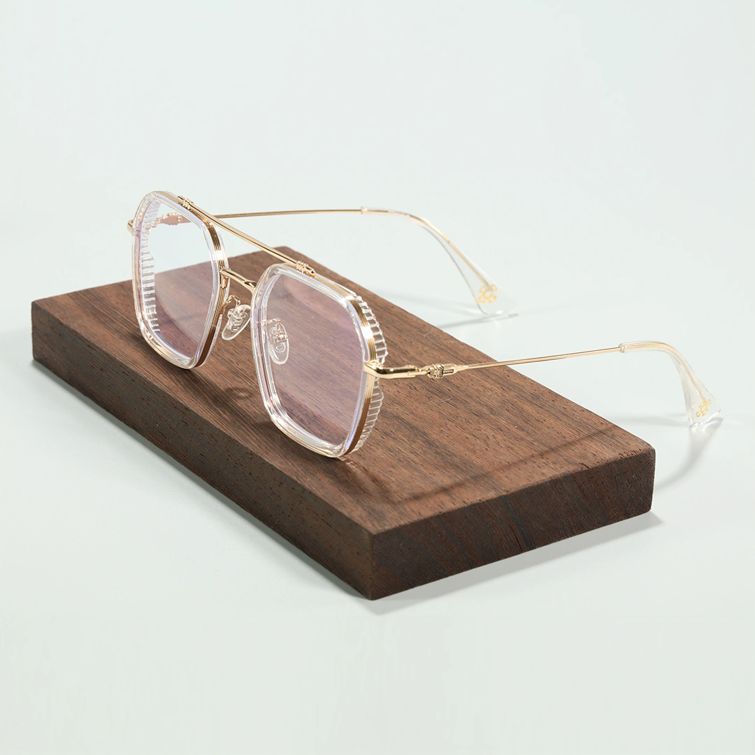 Scene view of Solan aviator tr90 eyeglasses AX0122507 in clear