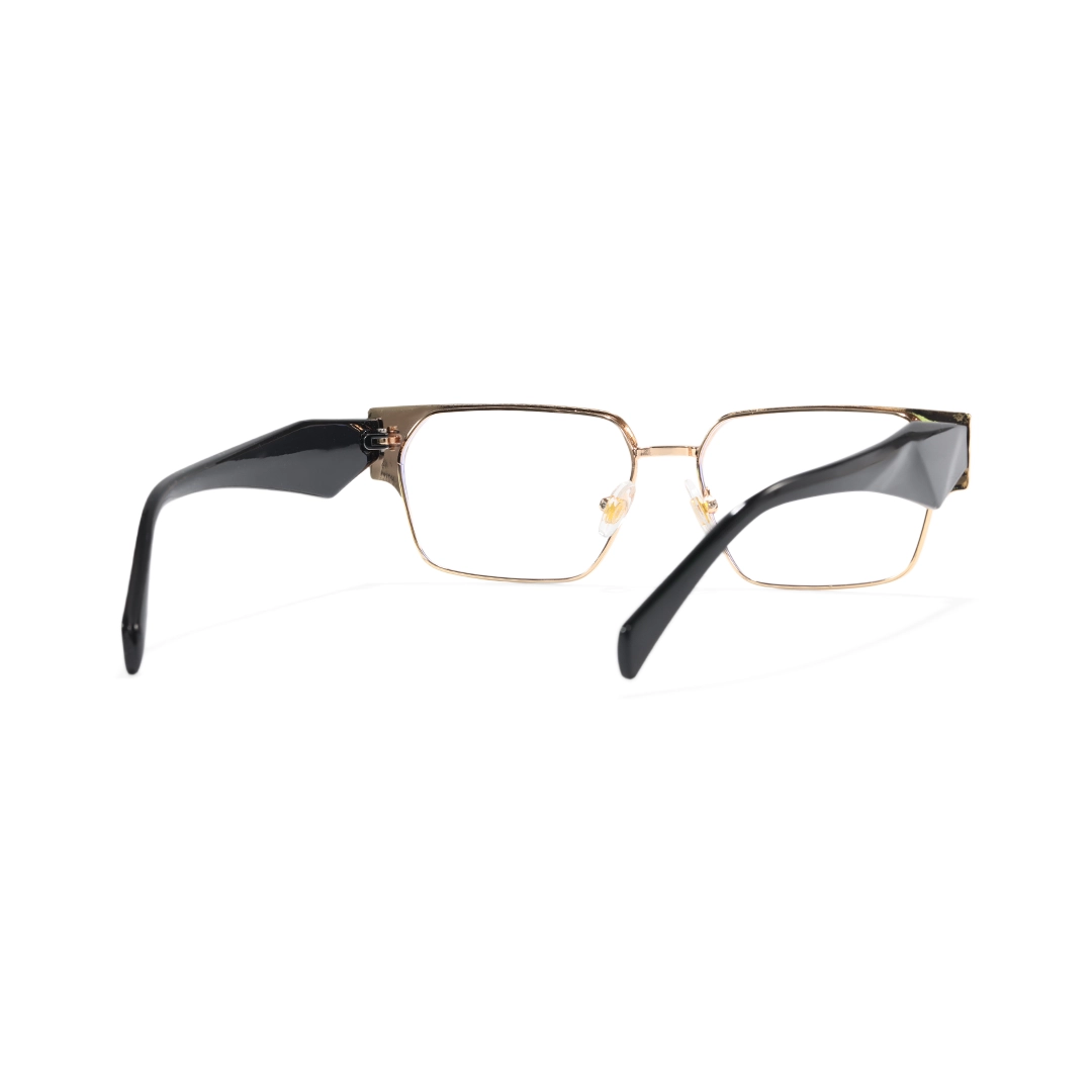 Back view of Mela browline metal eyeglasses BM0092510 in multicolor
