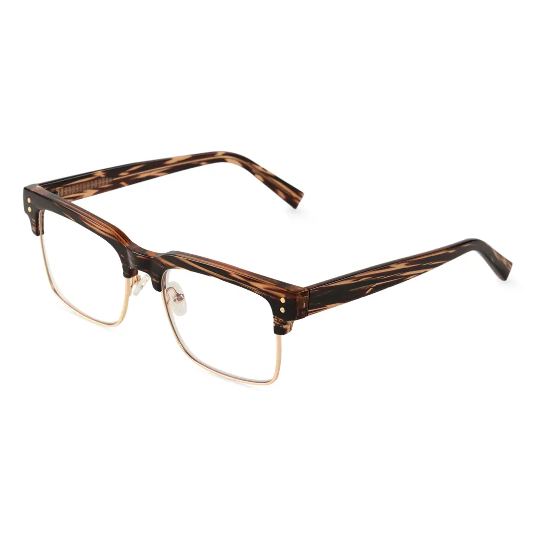 Angle view of Fabula browline tr90 eyeglasses BR0572505 in tortoise