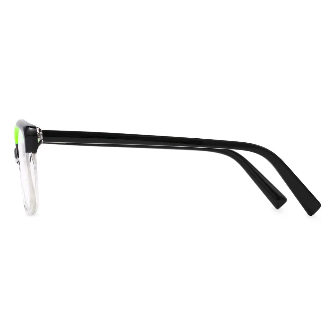 Side view of Piper cat eye acetate eyeglasses CA0152311 in multicolor