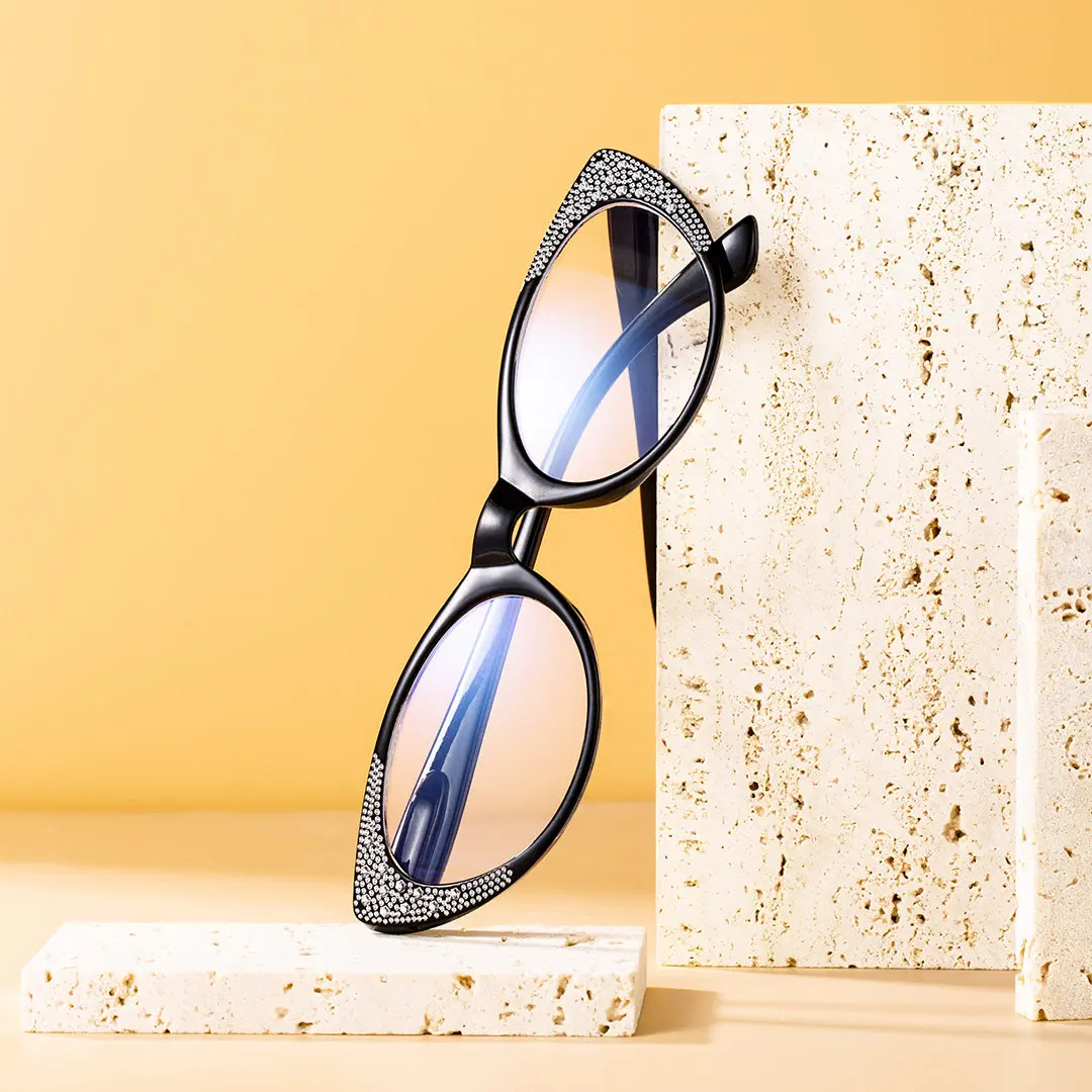 Scene view of Bibi cat eye pc eyeglasses CP0012308 in black