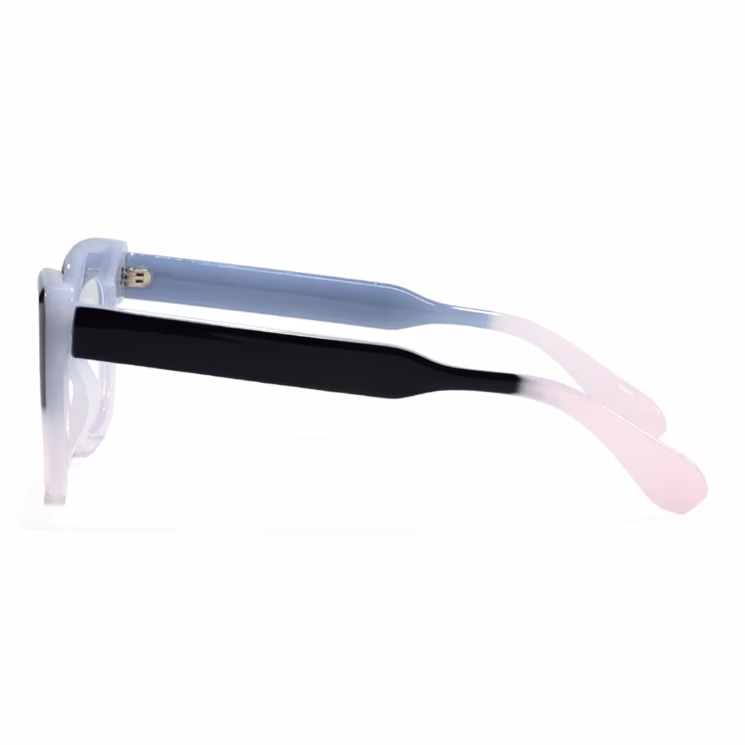 Side view of Cohen cat eye pc eyeglasses CP0012403 in blackclear