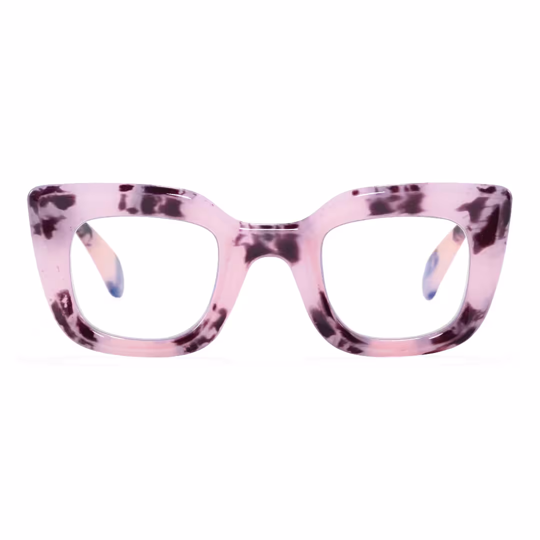 Front view of Cohen cat eye pc eyeglasses CP0012403 in light pink